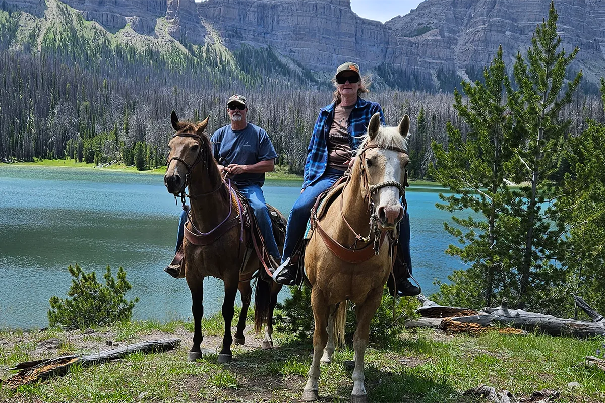 Fishing and horseback ride trip